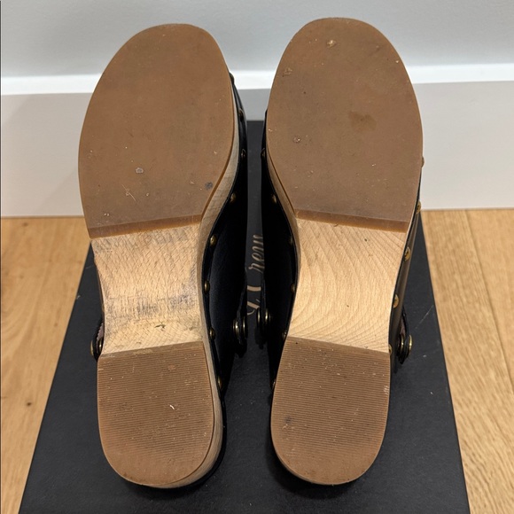 J. Crew convertible leather clogs Black. Sz 7 w box - Picture 10 of 10